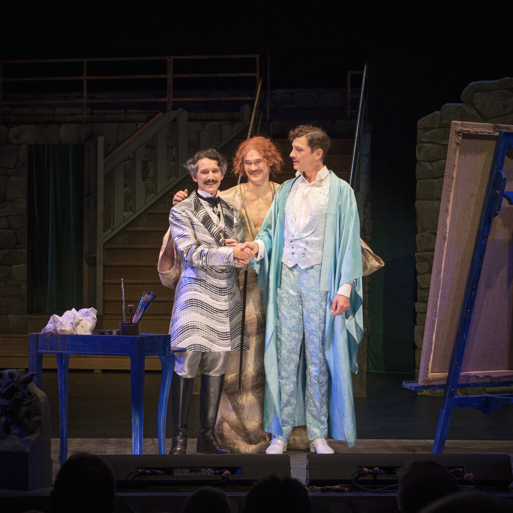 100S5396 - Foto Peter Levin Schuster Vorbereitung der Theaterfotografie Endproben im Gastspieltheater Aschaffenburg, 14.11. 2025 – Das Bildnis des Dorian Gray